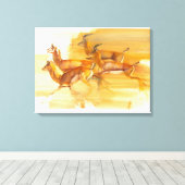Toile Running Gazelles 2010 (Insitu (Plancher de Bois))