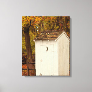 Toile Rural - Latrines extérieures - Quand la nature app