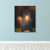 Toile Rural - Outhouse - do the necessary (Insitu (Plancher de Bois))