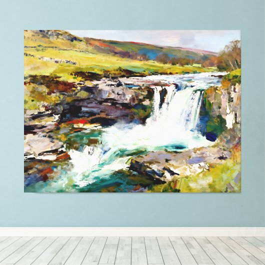 Toile "Rush of the Dales" - Un paysage du Yorkshire (Insitu (Plancher de Bois))