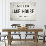 Toile Russe Moderne Industriel Agritourisme Maison Lac<br><div class="desc">Elevez votre espace de vie avec notre magnifique panneau d'étagère en toile tendue de la ferme industrielle, où le charme intemporel rencontre l'esthétique moderne de la ferme. Cette oeuvre d'art allie sans effort l'élégance rustique à un avantage industriel, avec un arrière - plan faux craqué et suranné qui dégage un...</div>