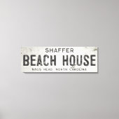 Toile Russe Moderne Industrielle Ferme Maison de Plage (Recto)