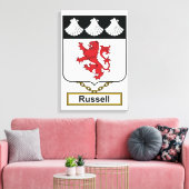 Toile Russell Family Crest (Insitu(Salon))