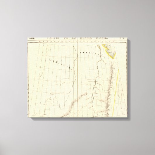 Toile Russie asiatique, Asie 8 (Recto)