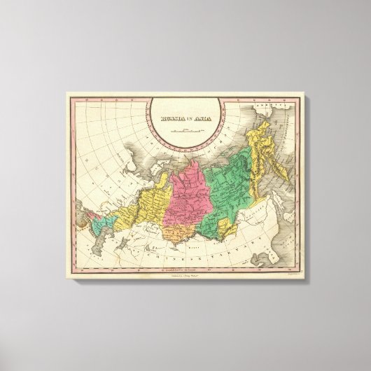 Toile Russie En Asie (Recto)