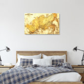 Toile RussieCarte panoramiqueRussie (Insitu(Chambre))