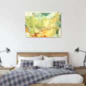 Toile RussieCarte panoramiqueRussie (Insitu(Chambre))