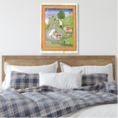 Toile Rustam tuant le démon blanc, illustration de (Insitu(Chambre))