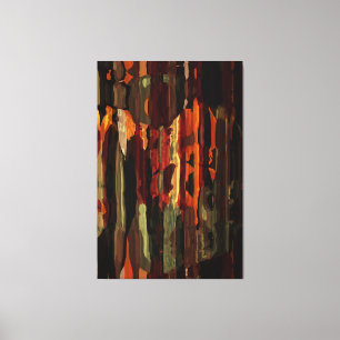 Toile Rustic Fall Abstrait Art Paint Texture