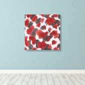 Toile Rustic Watercolor Winter Animal Print (Insitu (Plancher de Bois))