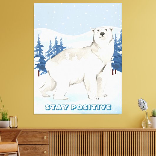 Toile Rustic Wildlife Home Decor Stretched Canvas Print (Insitu(Salon))