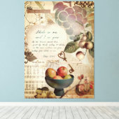 Toile Rustique Abide in Me Fruitative Faith Poster (Insitu (Plancher de Bois))
