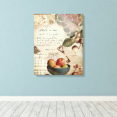 Toile Rustique Abide in Me Fruitative Faith Poster (Insitu (Plancher de Bois))