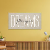 Toile Rustique Chic Suivez Vos Rêves (Insitu(Salon))