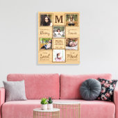 Toile Rustique Dans Amour Mémoire Conserver Photo Memori (Insitu(Salon))