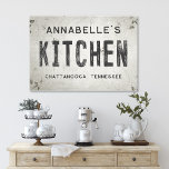 Toile Rustique Moderne Industriel Agritourisme Cuisine V<br><div class="desc">Elevez votre espace de vie avec notre enseigne de cuisine industrielle en toile tendue exquise, où le charme intemporel rencontre l'esthétique moderne de la ferme. Cette oeuvre d'art allie sans effort l'élégance rustique à un avantage industriel, avec un arrière - plan faux craqué et suranné qui dégage un sens de...</div>