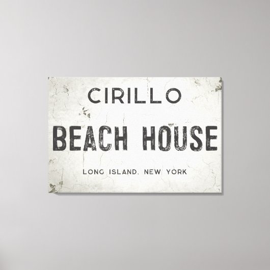 Toile Rustique moderne Industriel Agritourisme PlageMais (Recto)