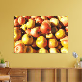 Toile Rustique Pastel Colorful Fall Apple Orchard Harves (Insitu(Salon))