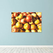 Toile Rustique Pastel Colorful Fall Apple Orchard Harves (Insitu (Plancher de Bois))