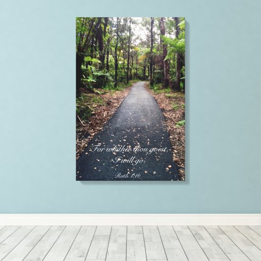 Toile Ruth 1:16 (Insitu (Plancher de Bois))