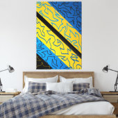Toile Rythme Abstrait (Insitu(Chambre))