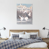 Toile Rythme d'hiver (Insitu(Chambre))