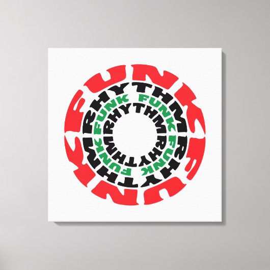 Toile Rythme funk Funk Rhythme funk (Recto)
