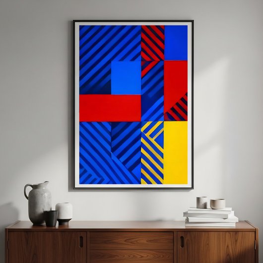 Toile Rythme Géométrique