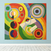 Toile Rythme Joie de vivre par Robert Delaunay 1930 (Insitu (Plancher de Bois))