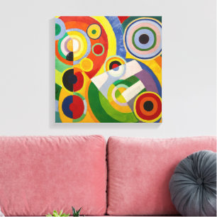 Toile Rythme, Joie de vivre   Robert Delaunay  