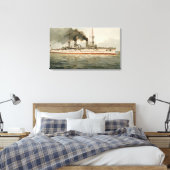 Toile S.M. Grands croiseurs 'Furst Bismarck' (Insitu(Chambre))