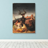 Toile Sabbat des sorcières par Francisco de Goya (Insitu (Plancher de Bois))