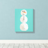 Toile Sable Dollar Snowman (Insitu (Plancher de Bois))