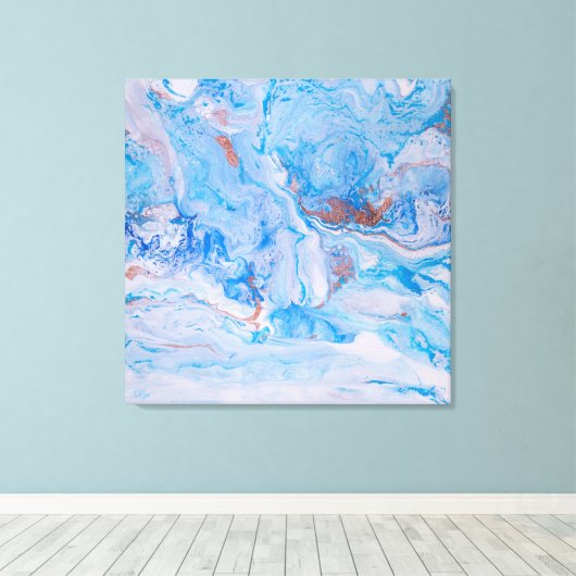 Toile Sable et mer (Insitu (Plancher de Bois))