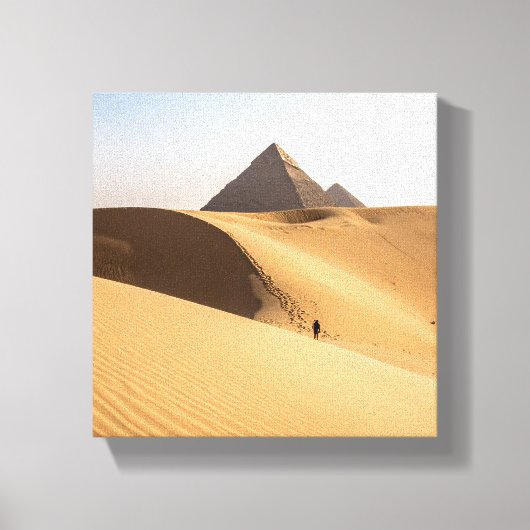 Toile Sable et pyramides (Recto)