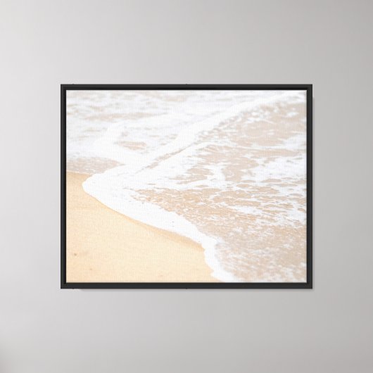Toile Sable, Vagues, Plage (Recto)