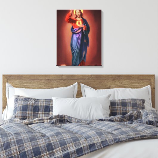 Toile Sacré Coeur de Jésus-Christ (Insitu(Chambre))