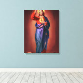 Toile Sacré Coeur de Jésus-Christ (Insitu (Plancher de Bois))