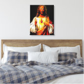 Toile Sacré Coeur de Jésus Christ (Insitu(Chambre))