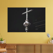 Toile Sacred Silver: Ornate Processional Cross (Insitu(Salon))