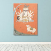 Toile Sadashiva, Rajasthan (Insitu (Plancher de Bois))