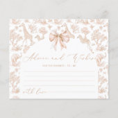 Toile Safari Advice and wishes for parents card (Voorkant)