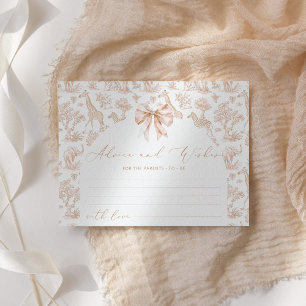 Toile Safari Advies en wensen voor ouders kaart