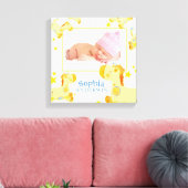 Toile Safari Giraffes Nursery Baby Photo (Insitu(Salon))
