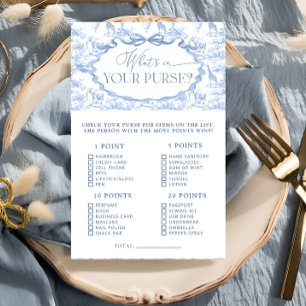 Toile Safari Wat Zit Er In Je Tas Baby Shower Spel