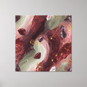 Toile Sage Crystal Grid — Garnet Edition (Recto)