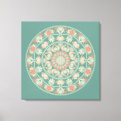 Toile Sage et Mandala de Sable et de Sable customisés (Recto)