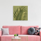 Toile Sage Palm Sérénité Minimaliste (Insitu(Salon))