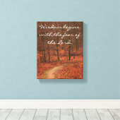 Toile sagesse d'automne (Insitu (Plancher de Bois))