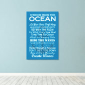 Toile Sagesse de l'océan (Insitu (Plancher de Bois))